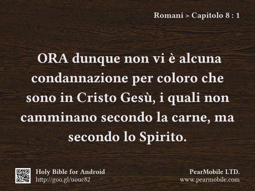 Romani, Capitolo 8:1